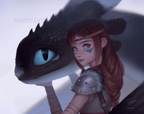 A Dragon, Httyd, Dart, Blue Eyes, Blue, Art