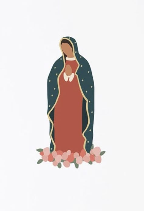 Virgin Mary Aesthetic Wallpaper, Virgin Mary Wallpaper Aesthetic, Virgin Mary Wallpaper, Virgencita Wallpaper, Virgin Mary Cartoon, Virgin Mary Background Iphone, La Virgin Mary Wallpaper, Virgencita Wallpaper Red, Catholic Wallpaper