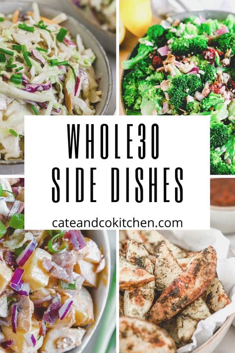 Whole 30 Dinner Sides, Whole30 Summer Recipes, Whole 30 Bbq Recipes, Whole 30 Recipes Sides, Whole 30 Side Salad, Paleo Summer Side Dishes, Whole 30 Easter Side Dishes, Healthy Bbq Side Dishes Clean Eating, Whole 30 Sides For Bbq