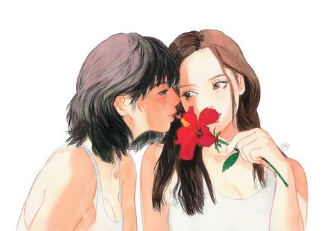 Little Thunder, Lesbian Art, Have Inspiration, 수채화 그림, Ethereal Art, Pretty Art, Cute Icons, A Flower, Aesthetic Art