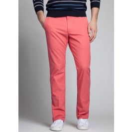 Redrums Hot Pink Pants, Coral Pants, Slim Straight Pants, Cotton Chinos, Stylish Clothes, Stylish Mens Outfits, Mens Clothes, Mens Style, Oxford Shirt