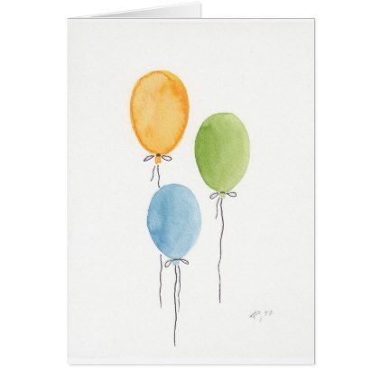 Simple Diy Cards Birthday, Envelope Painting Ideas, 1st Birthday Watercolor Card, Watercolor Greeting Cards Simple, Water Colour Birthday Cards Ideas, Sympathy Watercolor, Easy Watercolor Birthday Cards, Watercolor Cards Ideas Simple, Simple Watercolor Cards