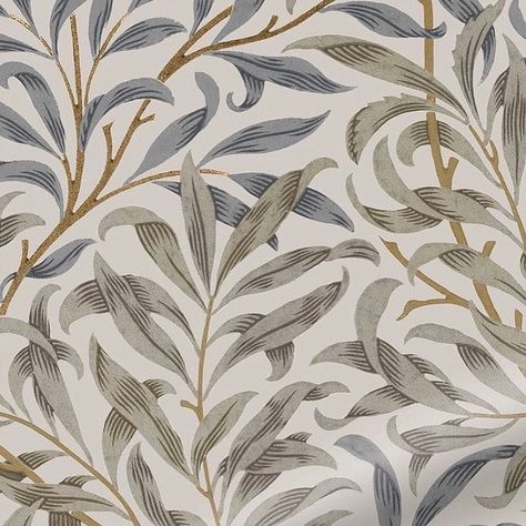 Mink Curtains, Morris Willow Bough, William Morris Willow, Wave Curtains, William Morris Designs, Made To Measure Blinds, Quality Curtains, Fabric Blinds, Printmaking Art