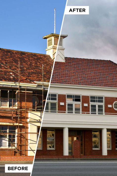 After some roof restoration inspiration? Check out the stunning transformation of this historic building in Tasmania.  Once a paper mill, its roof has been restored to its former glory using an authentic heritage terracotta product - Monier's Marseille tile in Aurora Gold (a special made-to-order creation). For more roofing inspiration, delve into the Monier blog. 

https://www.monier.com.au/colour-and-inspiration/blog/heritage-building-restored-in-burnie Heritage Building, Roof Restoration, Paper Mill, Historic Buildings, Tasmania, Aurora, Roof, Tile, Building