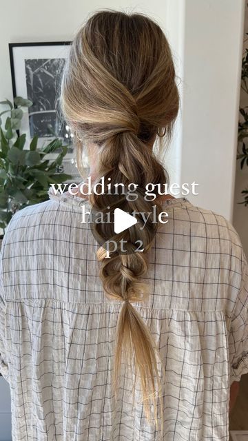 adison walker | hair stylist on Instagram: "wedding guest  hairstyle pt 2  save & try🤍" Guess Wedding Hairstyles, Fall Wedding Hair Guest, Wedding Guest Up Do, Summer Wedding Guest Hair, Wedding Guest Hair Styles, Hair Wedding Guest, Hairstyle Wedding Guest, Easy Wedding Guest Hairstyles, Fall Wedding Hairstyles