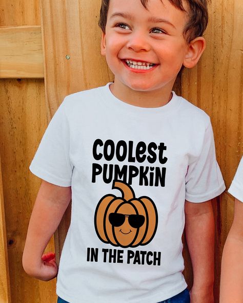 Coolest Pumpkin in the Patch, Infant Toddler Kid Fall Shirt, Pumpkin Patch Shirt, Fall Shirt for Kids Fall Tshirts, Kids Falling, Business Product Ideas, Patch Shirt, Patches Shirt, Shop Inspiration, Fall Tee, Boys Shirt, Halloween Games