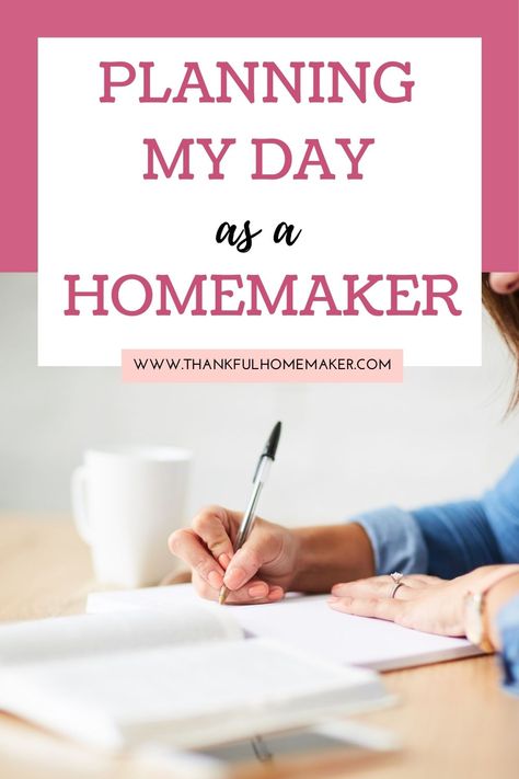 Homemaker Planner, Planning My Day, Plan My Day, Christian Homemaking, Homemaking Tips, Women Inspiration, Biblical Womanhood, My Days, Daily Plan