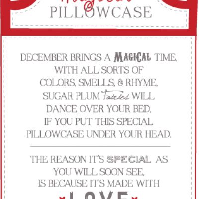 Magical Pillowcase Christmas Poem..Cute to start as a tradition Homemade Pillow Cases, Thumbtack Art, Christmas Poem, Magic Pillow, Gift Tag Christmas, 12 Days Of Xmas, Crafts Homemade, Art Guide, Christmas Poems