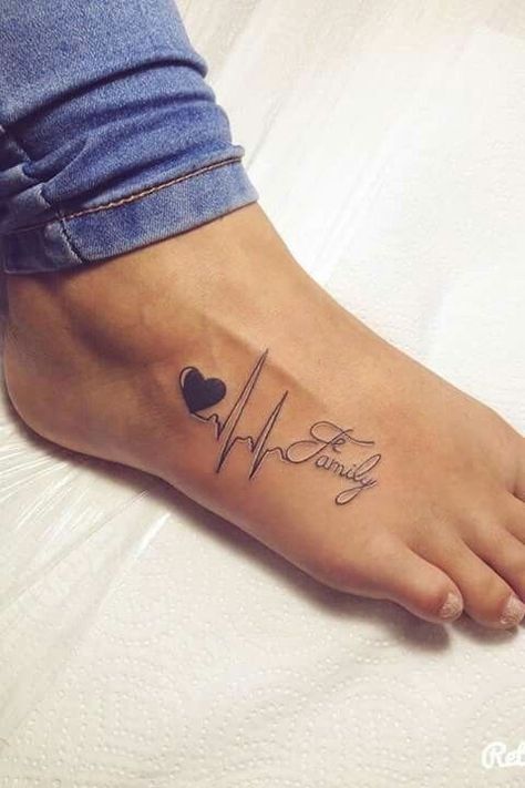 [19] Best Foot Tattoos for Women [Updated 2023] Foot Tattoo Quotes, Cute Foot Tattoos, Tattoo Designer, Vogel Tattoo, Tattoo Artist Tattoo, Heartbeat Tattoo, Family Tattoo Designs, Mommy Tattoos, Foot Tattoos For Women