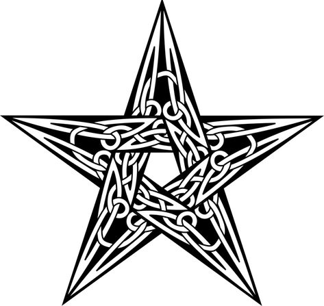 Celtic Star North Star Tattoos, Celtic Star, Woodburning Ideas, Irish Tattoos, Star Coloring Pages, Star Tattoo Designs, Star Tattoo, Tattoo Needles, Celtic Knots