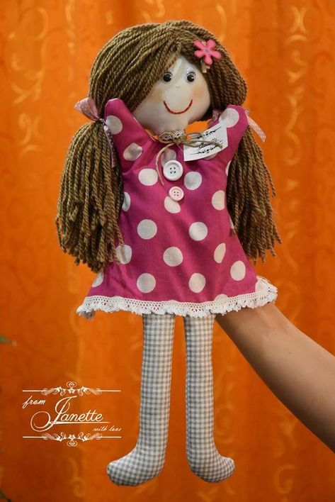 Girl puppet / Follow me on Etsy! 😇 Girl Puppets, Felt Puppets, Puppet Crafts, Puppet Show, Crafts For Girls, Hand Puppets, School Projects, Puppets, Follow Me