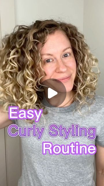 How To Style Natural Curly Hair, Type 3 Curly Hair, 3 Curly Hair, Type 3 Hair, Natural Curly Hair Care, Damaged Curly Hair, Curly Styling, Curl Routine, Simple Routine