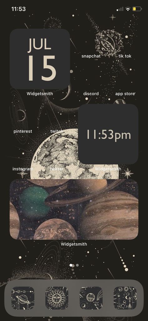 Sun And Moon Homescreen, Astrology Homescreen Layout, Iphone Wallpaper Astrology, Aesthetic Phone Home Screen, Tgcf Wallpapers, Focus Ideas, Astrology Wallpaper, Inspo Wallpaper, Galaxy Aesthetic