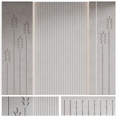 Wall Panel 3d Warehouse, Mdf Groove Pattern, Groove Pattern On Wall Interior, Wall Groove Design, Groove Pattern On Wall, Mdf Wall Panel Ideas, Modern Radiator Cover, Design Walls, Wall Paint Patterns