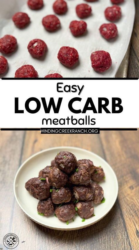 Make these simple low carb meatballs for a satisfying keto dinner. Packed with protein and flavor, perfect for meal prep or family meals. Keto Baked Meatballs, Keto Meatball Recipes, Meatball Recipe Without Breadcrumbs, Meatballs Without Breadcrumbs, Breadcrumbs Recipe, Easy Meatballs, Keto Meatballs, Low Carb Meatballs, Meatball Bake