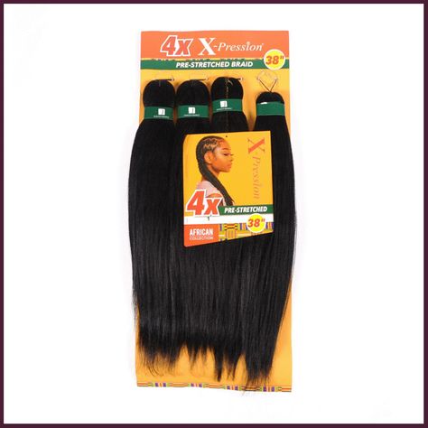 Smart Buys! SENSATIONNEL AFRICAN COLLECTION SB 4X X-PRESSION PRE-STRETCHED BRAID starting from $6.99 See more. 🤓 Bridesmaid Hair Bows, Bridal Accesories, Kanekalon Braiding Hair, Braiding Your Own Hair, White Hair Bows, Braiding Styles, Beauty Supplies, Mild Shampoo, African Braids Hairstyles