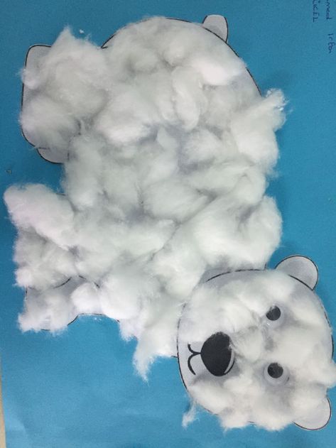 Winter Animal Toddler Crafts, Polar Bear Crafts For Toddlers, January Preschool Art, Easy Winter Crafts Preschool, Polar Animals Activities For Toddlers, Cozy Crafts, Crafts For Fall, Cool Crafts For Kids, Winter Animal Crafts