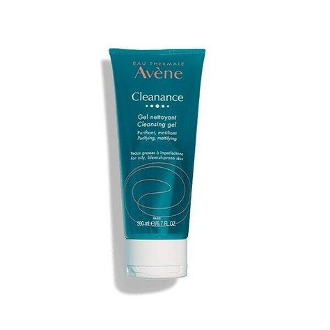 Avene Cleanance Cleansing Gel for Face & Body 200ml DESCRIPTION A purifying foaming gel cleanser for oily and/or blemish-prone skin. Its formula that respects sensitive skin combines a unique combination of active ingredients with triple benefits : gentle cleansing thanks to a gentle cleansing base, a mattifying effect guaranteed by Comedoclastin™, a plant-based patented active ingredient derived from milk thistle seeds that reduces excess sebum, and comfort provided by softening, soothing and anti-irritating Avène Thermal Spring Water. Skin is clean, fresh, purified and less shiny. Cleanance Cleansing Gel is suitable for contact lens wearers. It is soap-free and offers very good skin tolerance. Biodegradable formula. Teenagers, Adults Oily skin, Acne-prone skin Anti-imperfections, Anti-bl Avene Thermal Spring Water, Thermal Spring Water, Thermal Spring, Milk Thistle, Hydrogen Peroxide, Nail Fungus, Contact Lens, Gel Cleanser, Spring Water