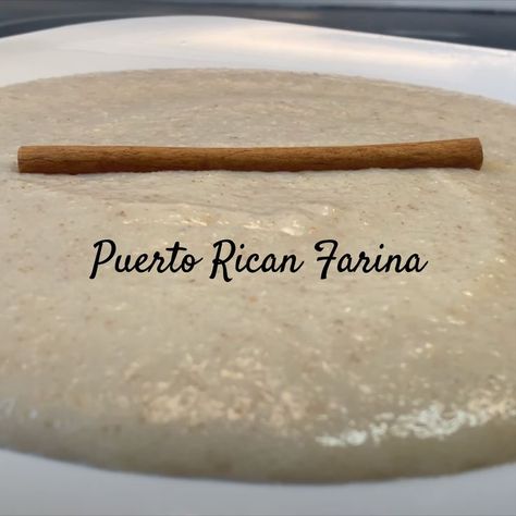 Puerto Rican Breakfast Ideas, Puerto Rican Cream Of Wheat, Puerto Rican Farina Recipe, Puerto Rican Mashed Potatoes, How To Make Farina, Puerto Rican Oatmeal Recipes, Puerto Rican Avena Recipes, Puerto Rican Farina, Farina Recipe Puerto Rican