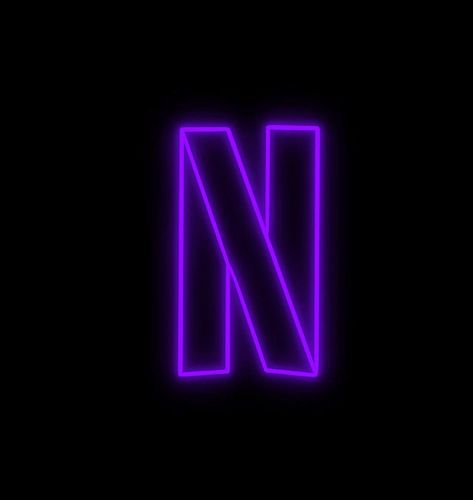 Netflix Purple Neon Icons For Apps, Neon Purple Snapchat Icon, Purple Icons Neon, Neon Purple App Icons Aesthetic, Pink And Purple App Icons, Neon Netflix Icon, Purple Neon App Logos, Purple Netflix Icon, Netflix Logo Aesthetic