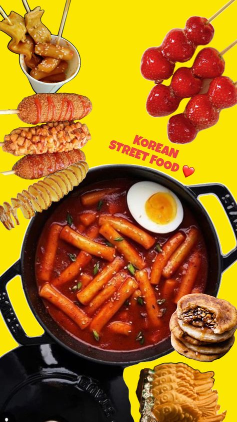 Korean Street Food, Korean Street, Korean Food, Street Food