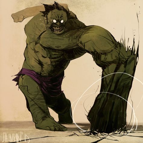 Ivan Shavrin, Creature Costume, Sketch Character, Marvel Hulk, Sequential Art, Hulk Art, Old Stuff, Hulk Marvel, Cartoon Sketches