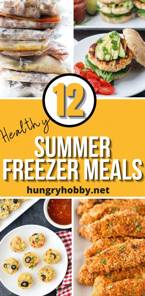 Freezer Meals With Vegetables, Spring Freezer Meals, Summer Postpartum Meals, Summer Ground Beef Recipes Healthy, Clean Freezer Meals, Meals That Freeze Well, Freezer Casseroles, Healthy Pork Recipes, Instant Pot Freezer Meals