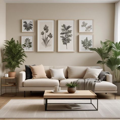 🛋️ Cozy chic! Beige sofa with plush cushions, sleek wooden coffee table, and soothing botanical prints. 🌿 Greenery adds life. Simple side table & lamp complete the calm vibe. Wood floors = warmth. Perfect for chill days. ☕🍃💡🖼️ #LivingRoomGoals #NeutralHome #HomeDecorInspo
#odastudioAI #odaAIstudio #odastudio
#livingroomdecor
#modernlivingroom
#minimalistlivingroom
#livingroomdesign
#cozylivingroom
#neutraltoneslivingroom
#livingroomstyle
#livingroomfurniture
#homeinterior
#plantdecor Wooden Floors Living Room, Simple Side Table, Room Decor Inspiration, Cozy Living Room Decor, Side Table Lamp, Simple Side Tables, Living Room Decor Inspiration, Living Room Goals, Beige Sofa