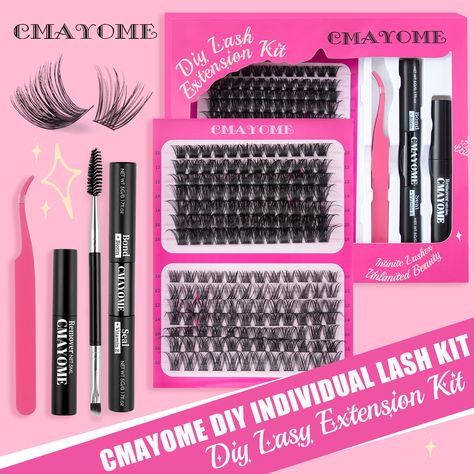 168 Cluster Fluffy Lashes Clusters DIY 30D 40D Thick Long Volume Lashes Extension Kit Natural Curly Wispy Eyelash Extensions - AliExpress 66 Wispy Eyelash Extensions, Lashes At Home, Fluffy Lashes, Wispy Eyelashes, Lash Extension Kit, Volume Lash Extensions, Diy Lash Extensions, Eyelash Extension Kits, Diy Eyelash Extensions