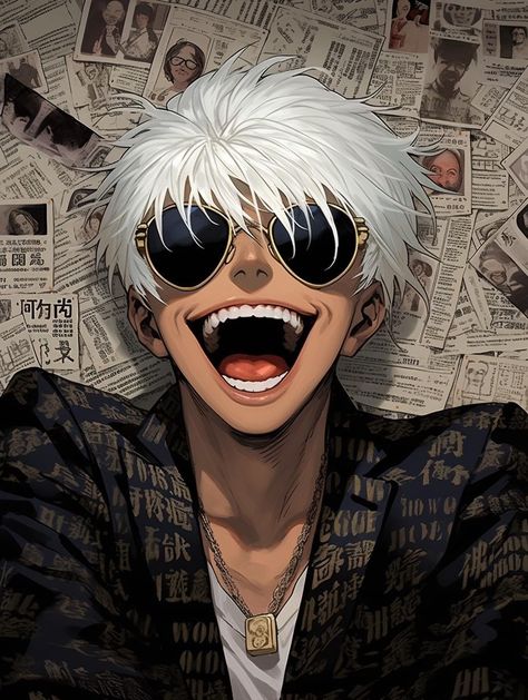 Mobile Cartoon, Gojo Saturo, Haha Photos, Anime Picture Hd, Cartoon Body, Anime Photo Profile Dark, Joker Artwork, Recent Anime, Anime Boy Sketch