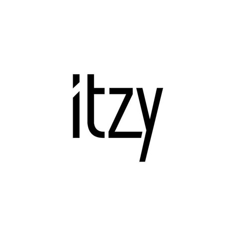 ITZY logo Itzy Logo, Kpop Logo, Black And White Logos, Black And White Stickers, Lee Chaeryeong, Itzy Yeji, Shin Yuna, Kpop Funny Bts, Imaginary Friend