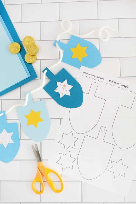 Dreidel Template - Childhood Magic Dreidel Template, Hanukkah Activities Preschool, Dreidel Craft, Hannukah Crafts, Hanukkah Game, Hanukkah Ideas, Hanukkah Activites, Hanukkah For Kids, Hanukkah Crafts