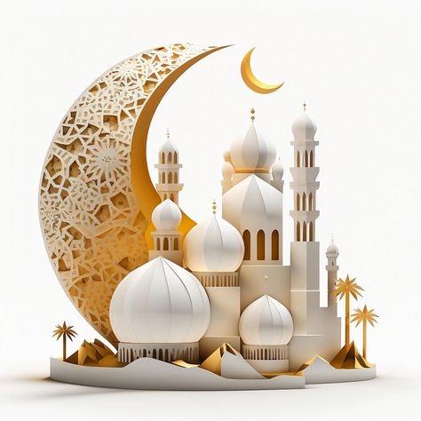 Background For Ramadan, Ramadan Project, Image Cricut, Eid Celebration, Islamic Wallpapers, Islamic Background, Paper Sculptures, Graphic Design Flyer, For Ramadan