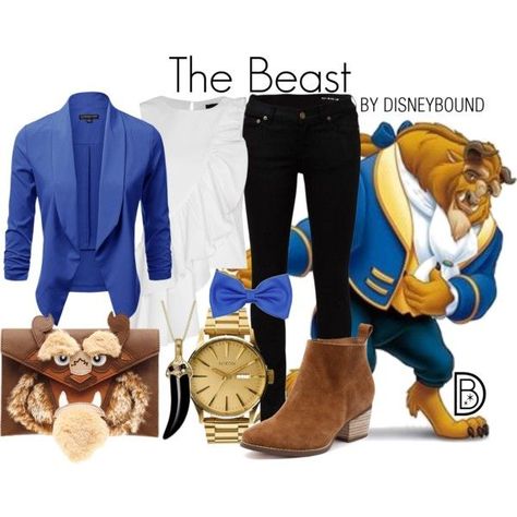 The Beast Disneybound Beauty And The Beast Outfit, Beast Disneybound, Beast Outfit, Disney Character Outfits, Beast Disney, Movie Outfits, Disney Themed Outfits, Inspired Clothes, Disney Inspired Fashion