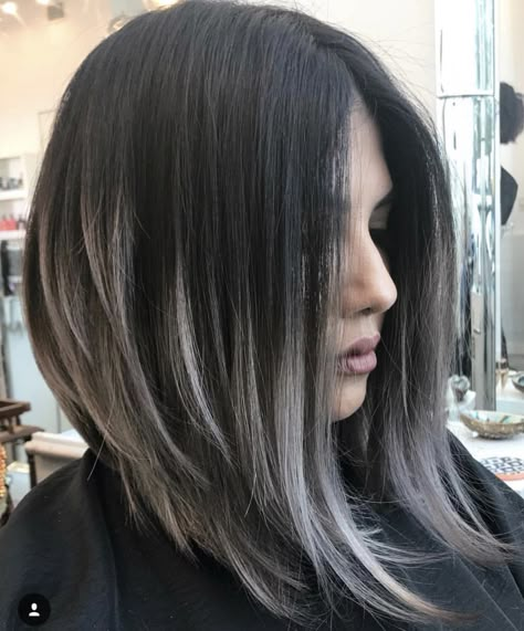 do NOT like the way the ends flip different directions Edgy Bob Haircuts, Highlights For Dark Brown Hair, Inverted Bob Hairstyles, Thick Hair Styles Medium, Trendy Hairstyle, Inverted Bob, Shoulder Length Hair Cuts, Haircuts For Medium Hair, Brown Suits