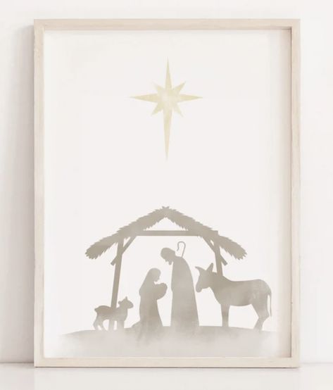 Christmas Angel Painting Easy, Simple Nativity Watercolor, Christmas Star Watercolor, Abstract Nativity Painting, Nativity Watercolor Cards, Watercolor Nativity Christmas Cards, Simple Nativity Drawing, Watercolor Nativity Scene, Cristhmas Drawings