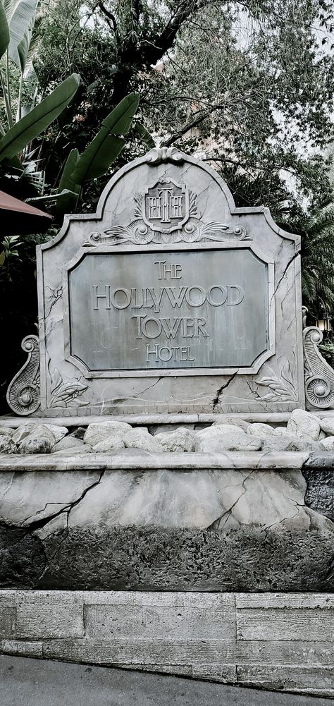 Hollywood Tower Hotel Aesthetic, Tower Of Terror Aesthetic, Hollywood Tower Of Terror, Hotel Sign, Hotel Aesthetic, Hollywood Tower Hotel, Hollywood Tower, Tower Of Terror, Hollywood Studios