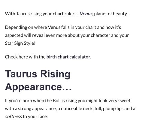 Taurus Rising Appearance, Taurus Male, Taurus Rising, Birth Chart, Lip Plumper, Star Signs, Astrology, Lips, Quick Saves