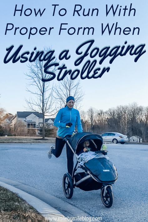 Running with a jogging stroller is challenging in many ways. One issue is running form. Running with a stroller is different than running alone, but its important to run with proper form when using a jogging stroller. Jogging Plan, Stroller Workout, Running Workout Plan, Bob Stroller, Become A Runner, Running With Stroller, Mother Runner, Running Form, Jogging Stroller