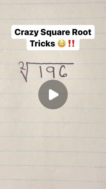 Shar Hylton on Instagram: "Easy way to find the square root of some numbers | try this square root trick #math #squareroot" Perfect Squares Math, How To Find Square Root Of A Number, Trick Math, Square Roots, Perfect Squares, Simple Math, Kid Crafts, The Square, How To Find