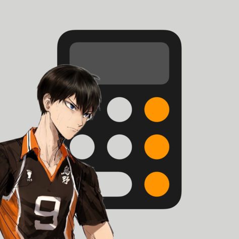 Haikyuu App Icons, Anime Snapchat, Android App Icon, Calculator Icon, Mobile App Icon, Dog Animation, App Anime, App Background, Cute App