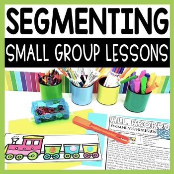 This resource for phoneme segmentation is packed full of lesson plans and hands-on activities to teach and provide practice with the skill of segmentation. Phoneme Segmentation Activities, Segmenting Words, Robot Activity, Phoneme Segmentation, Blending Sounds, Activities For Kindergarten, Small Group Activities, Small Group Instruction, Phonological Awareness