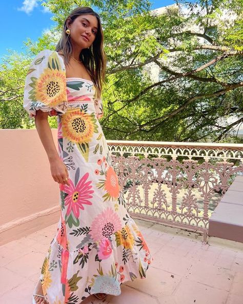 Coco & Lola ™ on Instagram: "The By Nicola Camille S/S Maxi Dress in Potpourri is the perfect option for occasions of every variety.

Exclusively available at Coco & Lola.

Nedlands | Toorak | Double Bay | Manly boutiques new open today 9:30am - 5:30pm. 
Shop with us online to enjoy complimentary express shipping for all domestic orders. We also offer international shipping. 
#cocoandlola" Womens Medieval Dress, Strapless Dresses Short, Long Beach Dress, Summer Tropical, Iconic Dresses, Dress Women Elegant, Short Lace Dress, Flower Print Dress, Tropical Style