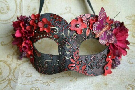 Mask Masquerade Mask Design Ideas, Fairy Mask, Diy Masquerade, Fantasy Mask, Princess Mask, Masquerade Mask Diy, Mask Flower, Mask Ball, Flower Mask