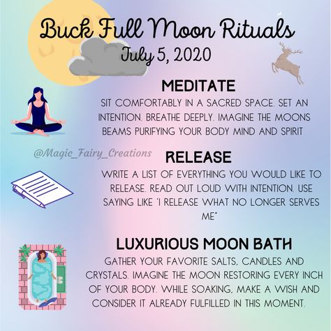 Buck Moon Ritual 2024, Buck Moon Correspondences, July Correspondences, July Witchcraft, Buck Moon Ritual, July Full Moon, July Moon, Full Moon July, Full Buck Moon