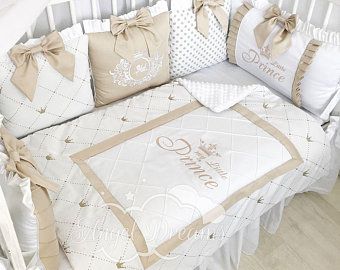 Beige Crib, Luxury Nursery, Bumper Pads For Cribs, Baby Crib Sets, Baby Cot Bedding, Baby Nest Bed, Baby Shower Gift Box, Beige Baby, Baby Crib Bedding Sets