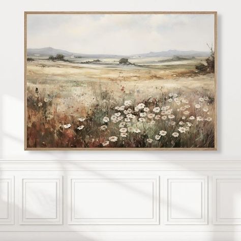 Warm Wall Art, French Countryside Living Room, Muted Living Room, Living Room Inspiration Farmhouse, European Farmhouse Living Room, European Farmhouse Style, Moving Inspiration, Room Decor Antique, European Farmhouse Decor