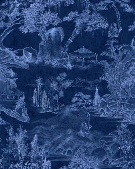 Asian Scenery, Chinese Folk Art, Toile Wallpaper, Mind The Gap, American Folk Art, Modern Wallpaper, Wallpaper Samples, Scenery Wallpaper, Wallpaper Roll