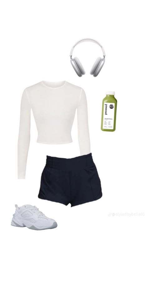 Girly Sporty Outfits, Girls Sports Clothes, Sport Fits, Gymwear Outfits, Walking Outfits, Outfits 2000s, Class Outfit, Sports Outfits, Outfit Png