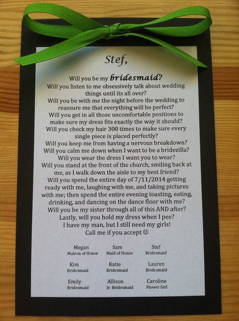 DIY: How I asked my Matron of Honor, my Maid of Honor, and my Bridesmaids to be a part of my wedding. All supplies purchased at Walmart. Asking Bridesmaids, Matron Of Honor, Celtic Wedding, Matron Of Honour, Bridesmaids And Groomsmen, Fairy Tale Wedding, Will You Be My Bridesmaid, Marry You, Be My Bridesmaid